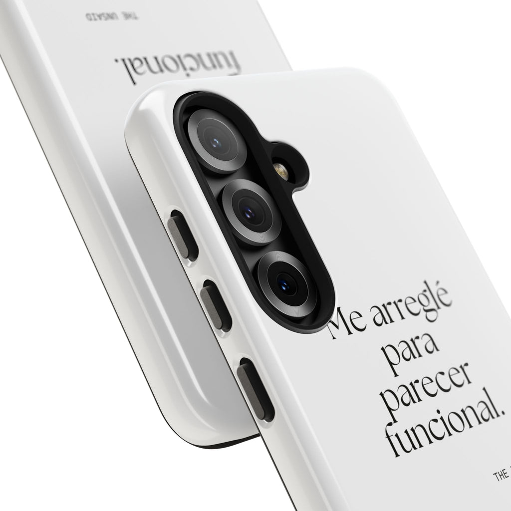 Me arreglé para parecer funcional - Tough Phone Case - En Español