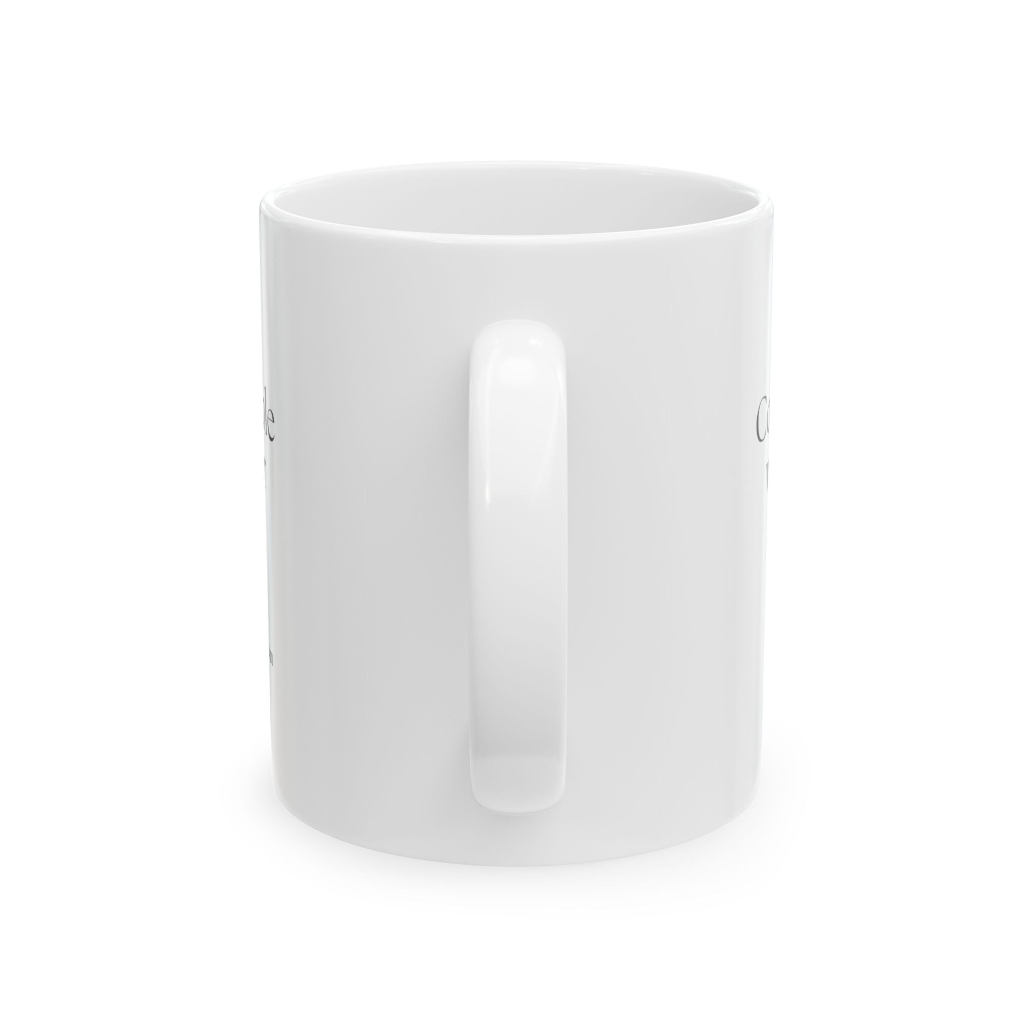 Comfortable with your silence - Coffee Mug - For Someone Who Stays