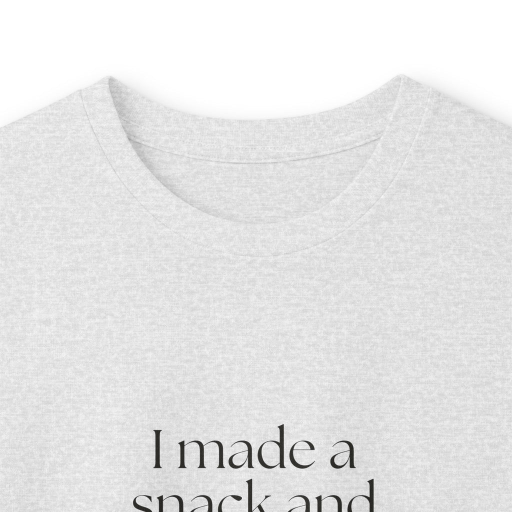 I made a snack and called it a plan - Long Sleeve Shirt - Dry Humor