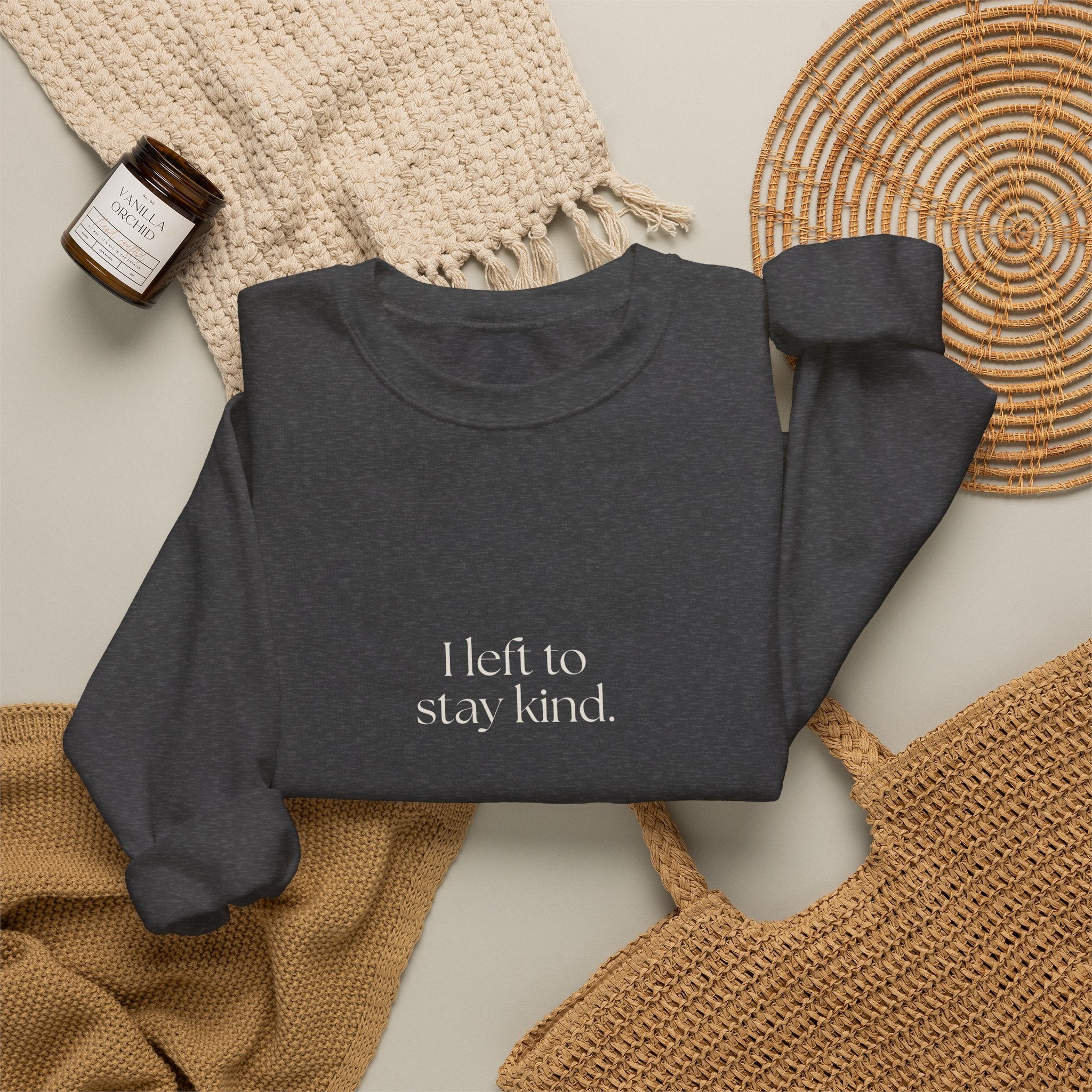 I left to stay kind - Sweatshirt - For Introverts