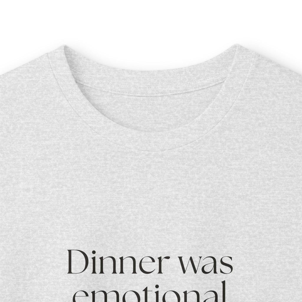 Dinner was emotional support with seasoning - Long Sleeve Shirt - Dry Humor