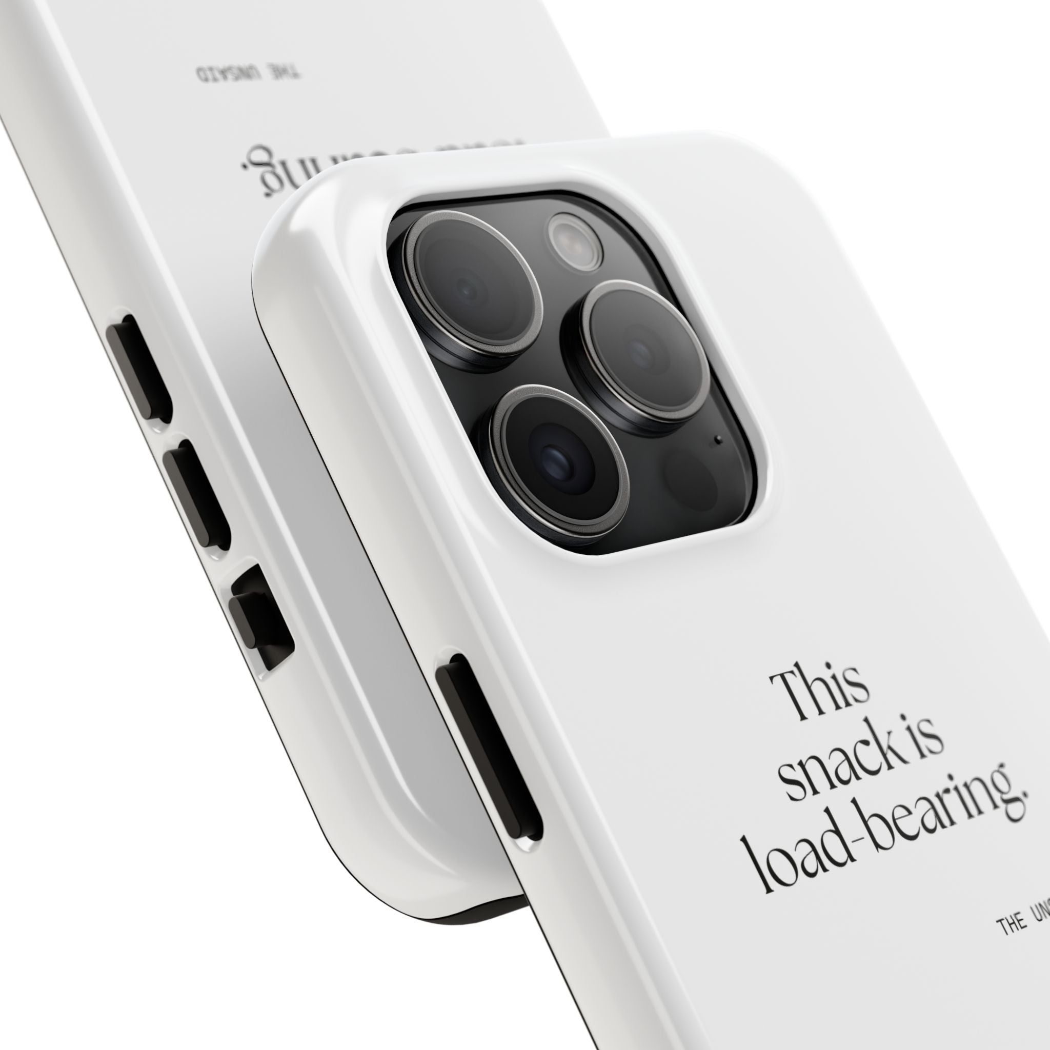 This snack is load-bearing - Tough Phone Case - Dry Humor