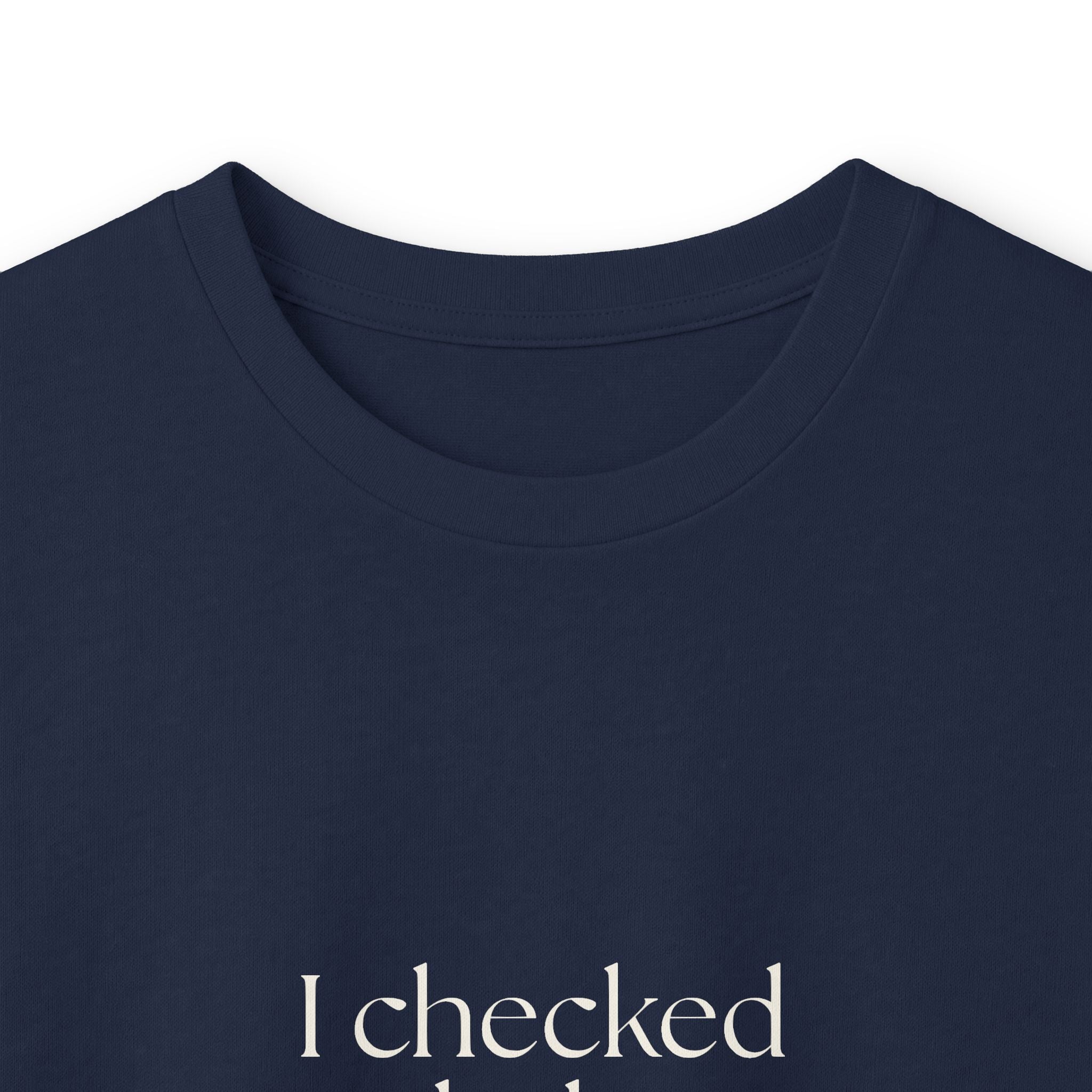 I checked my balance for the plot - Long Sleeve Shirt - Dry Humor