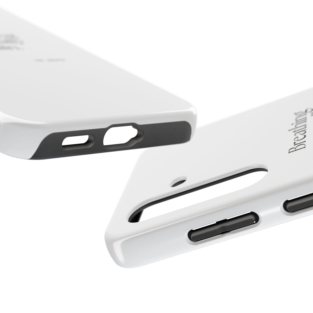 Breathing manually again - Tough Phone Case - For Quiet Minds