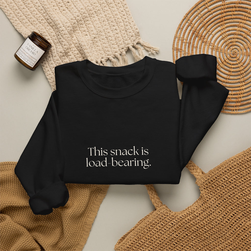 This snack is load-bearing - Sweatshirt - Dry Humor