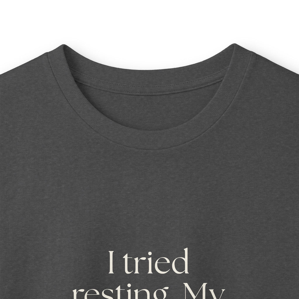 I tried resting. My brain had follow-ups - Long Sleeve Shirt - For Overthinkers