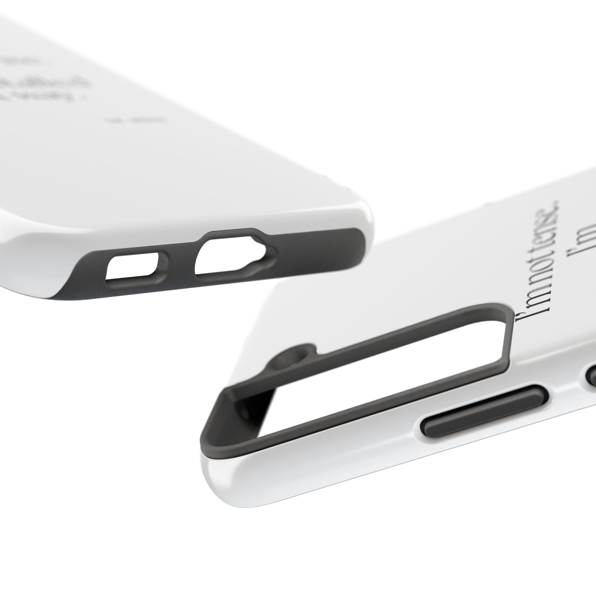 I’m not tense. I’m pre-installed that way - Tough Phone Case - For Quiet Minds