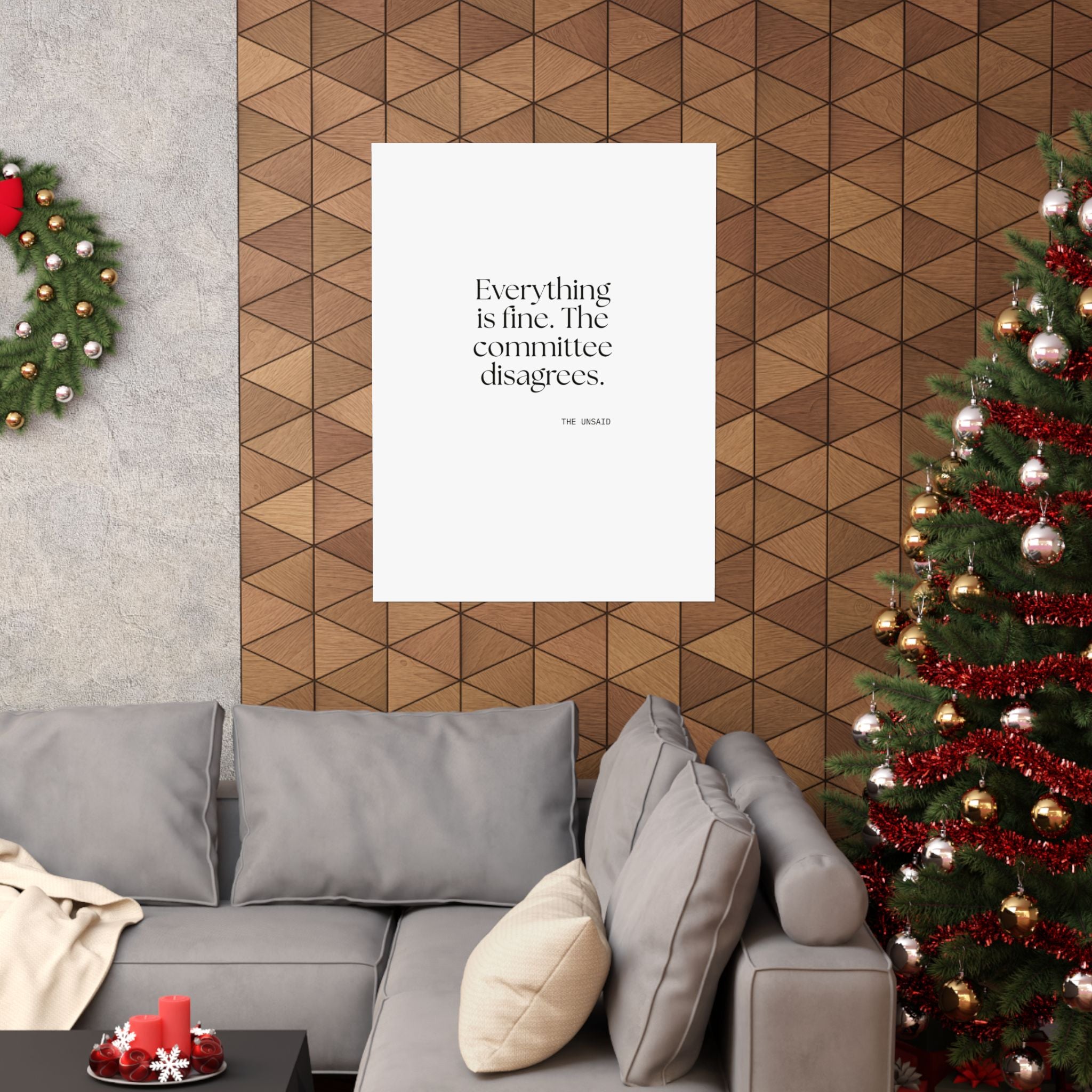 Everything is fine. The committee disagrees - Poster - For Introverts