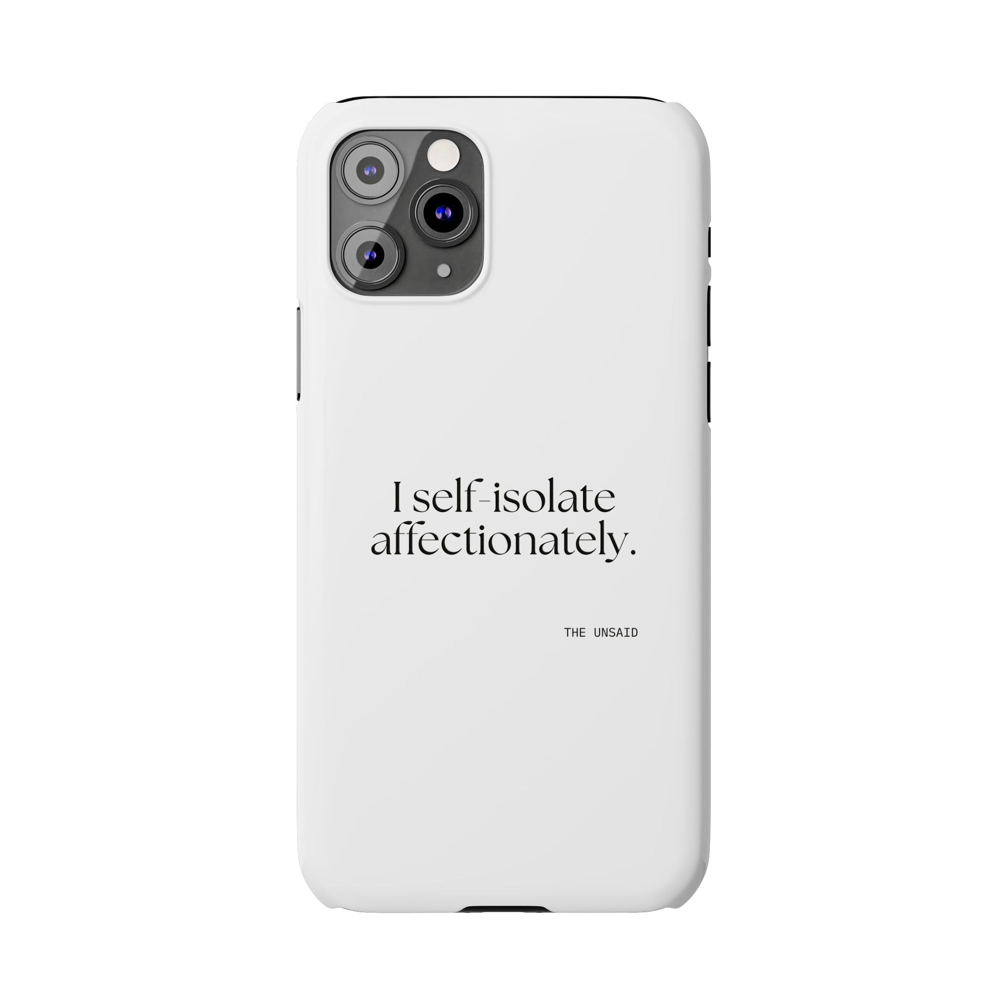 I self-isolate affectionately - Phone Case - For Introverts