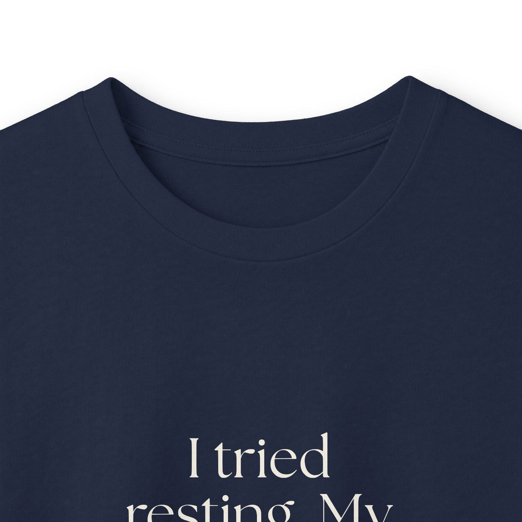 I tried resting. My brain had follow-ups - Long Sleeve Shirt - For Overthinkers