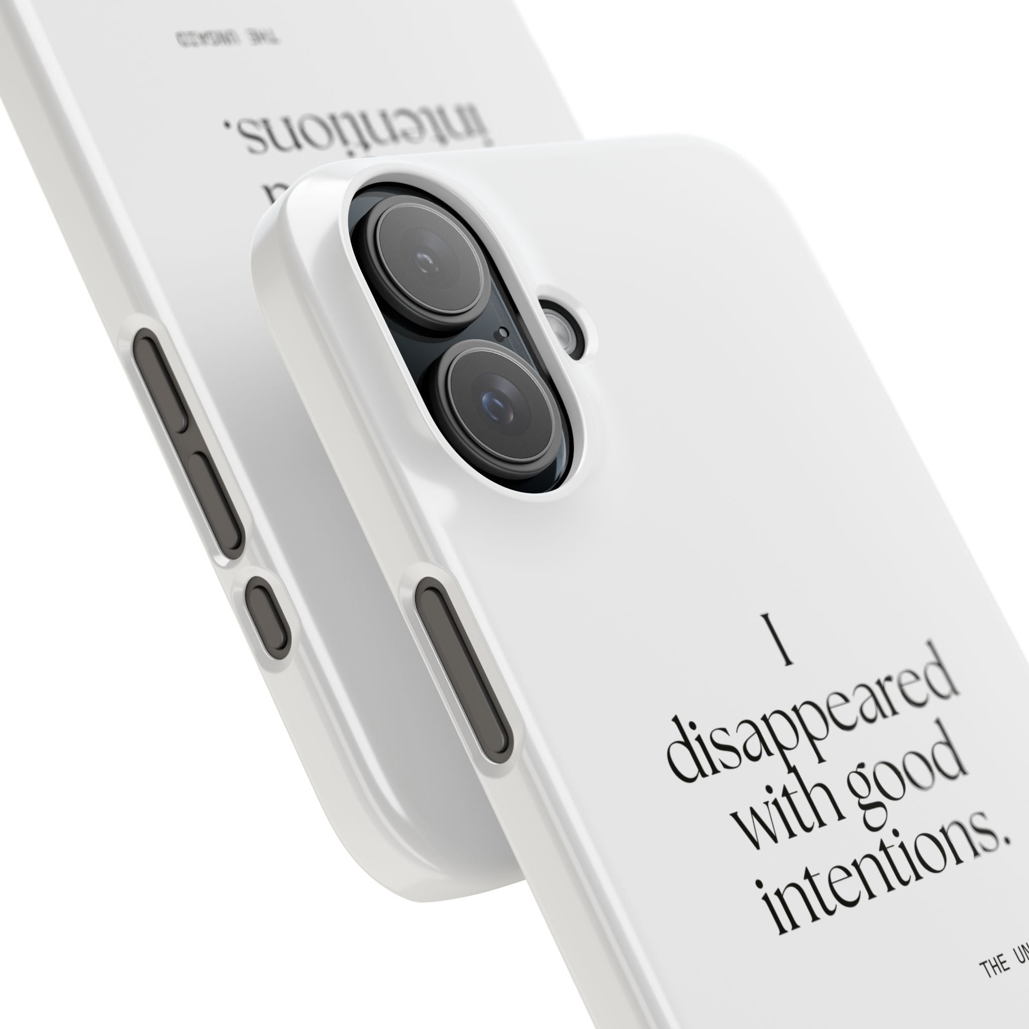 I disappeared with good intentions - Phone Case - For Introverts