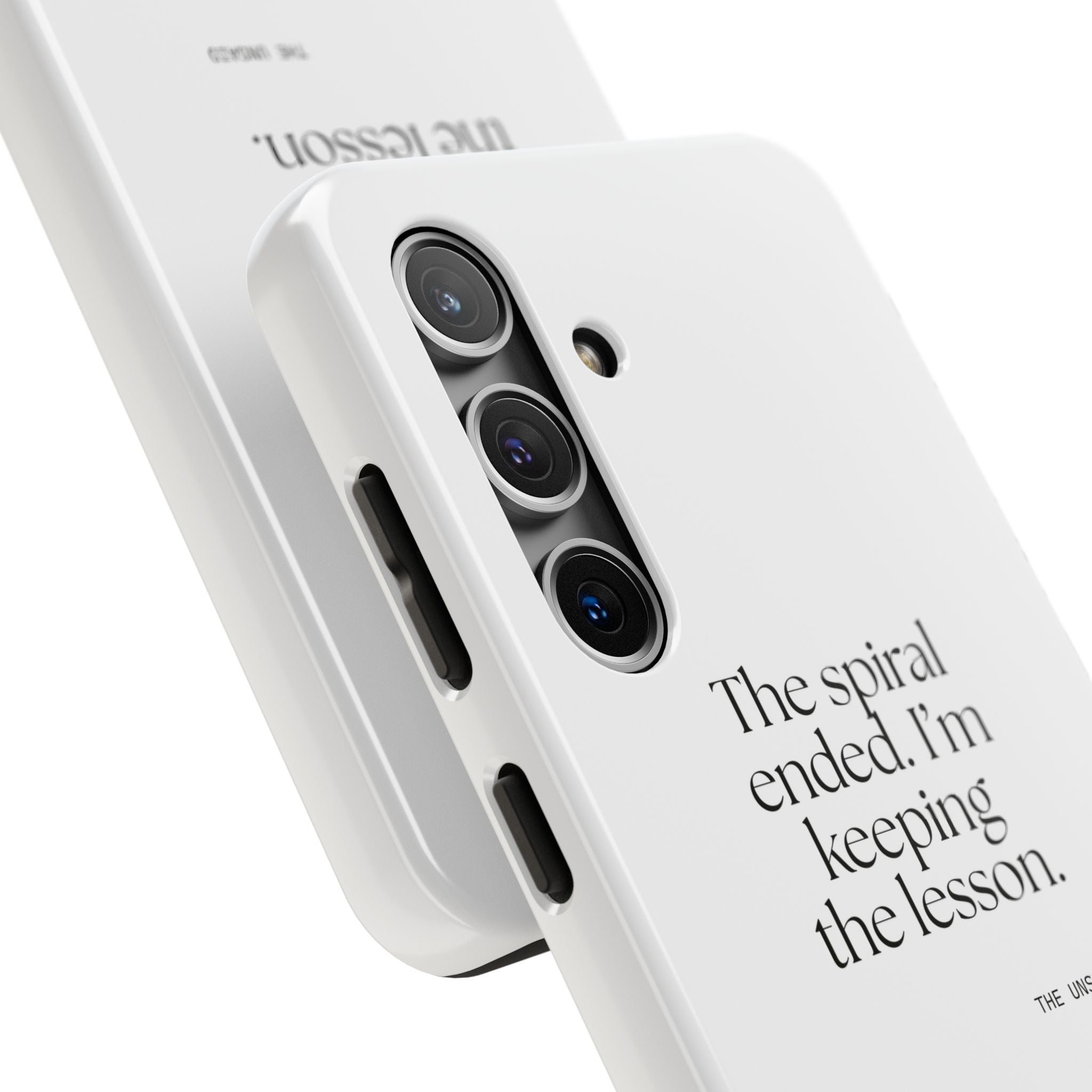 The spiral ended. I’m keeping the lesson - Tough Phone Case - Dry Humor