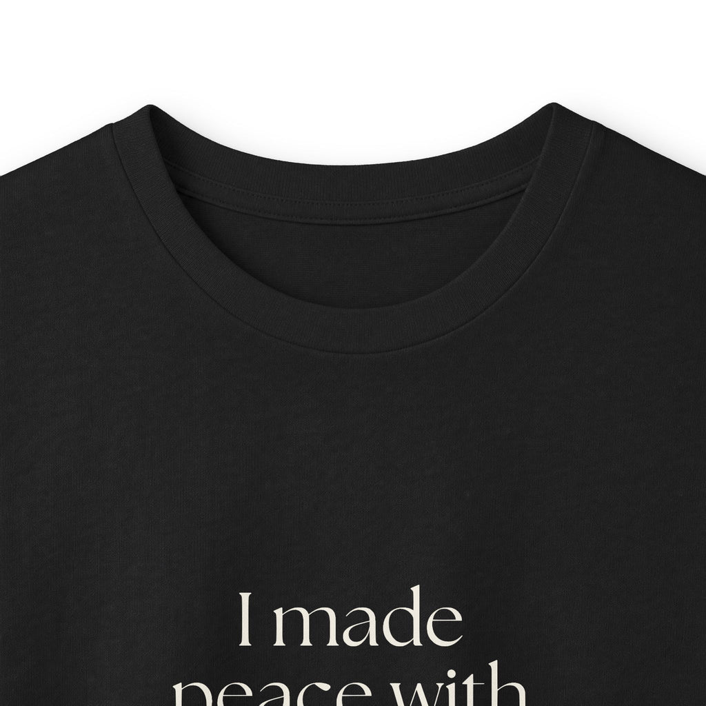 I made peace with uncertainty. Briefly - Long Sleeve Shirt - Dry Humor
