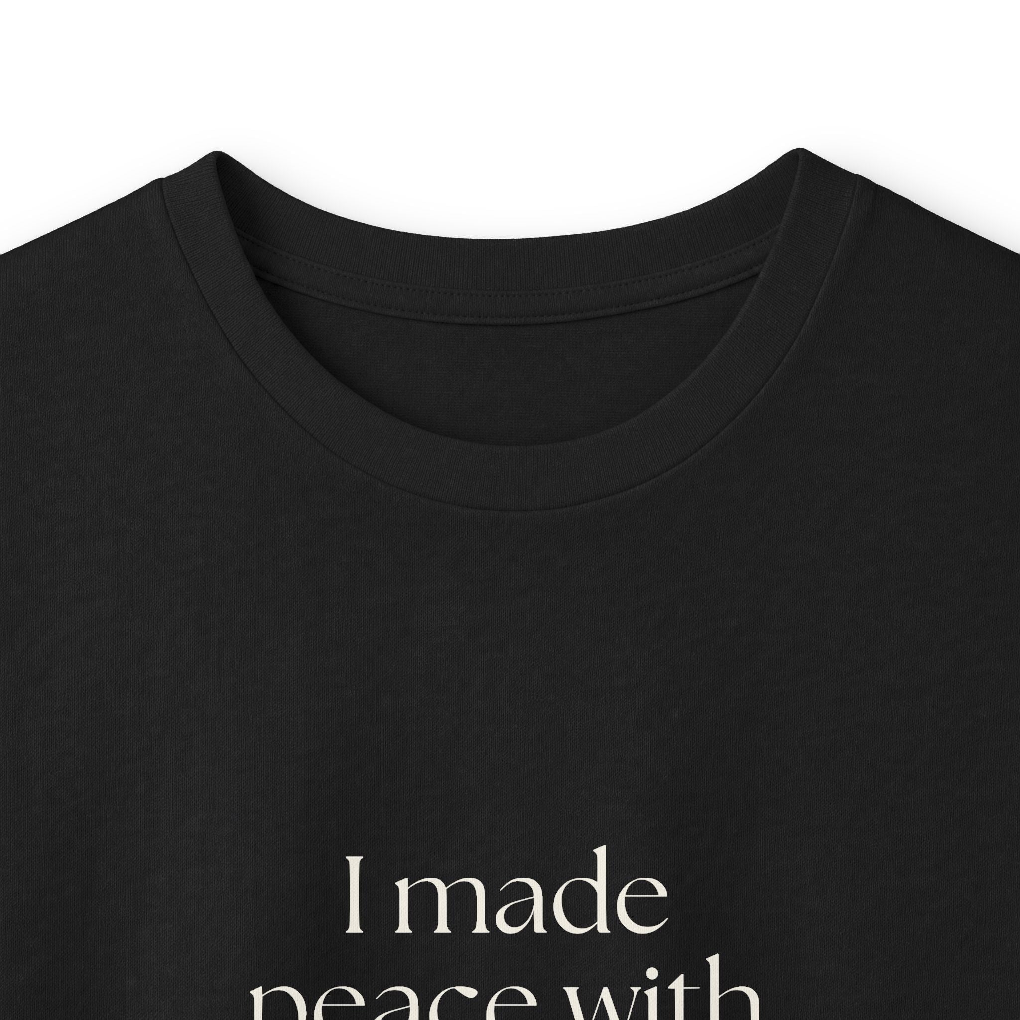 I made peace with uncertainty. Briefly - Long Sleeve Shirt - Dry Humor