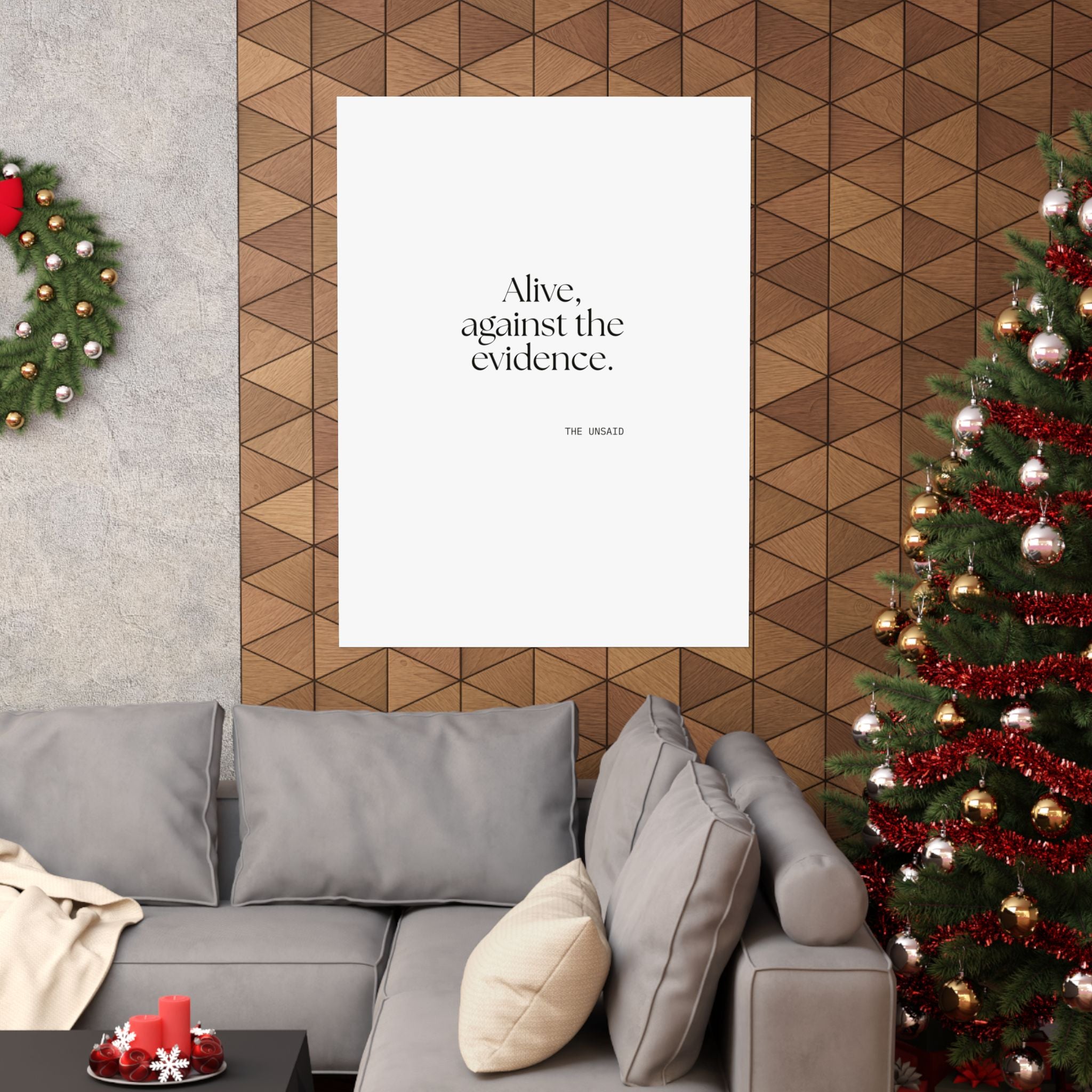 Alive, against the evidence - Poster - For Introverts