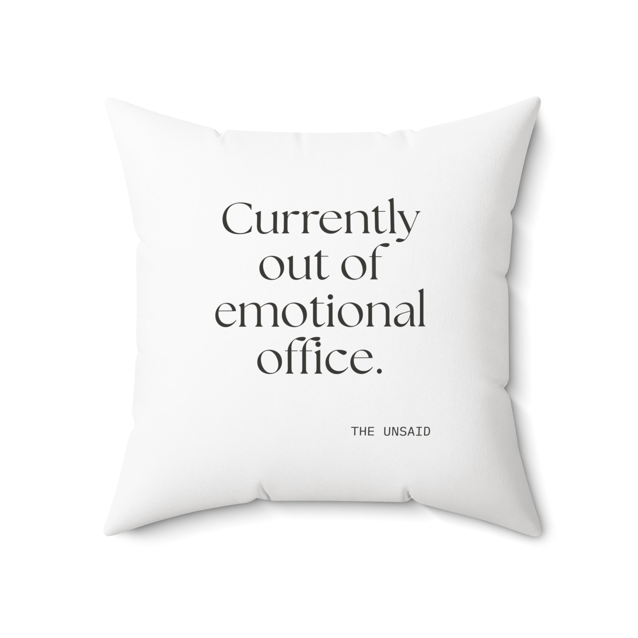 Currently out of emotional office - Throw Pillow - For Tired Days