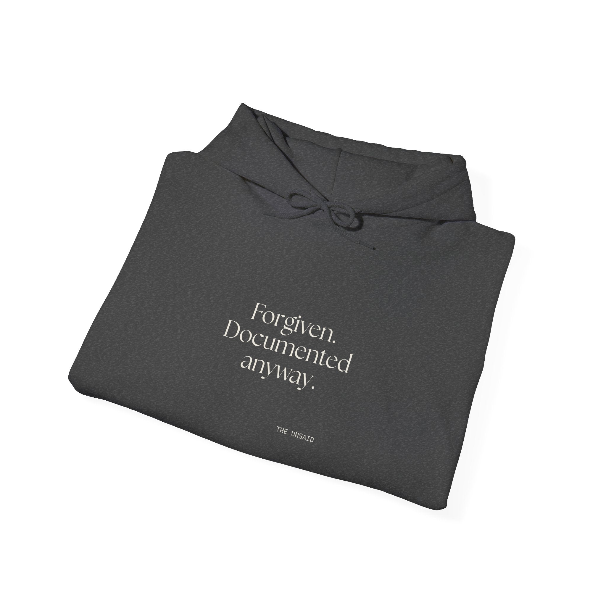 Forgiven. Documented anyway - Hoodie - Dry Humor