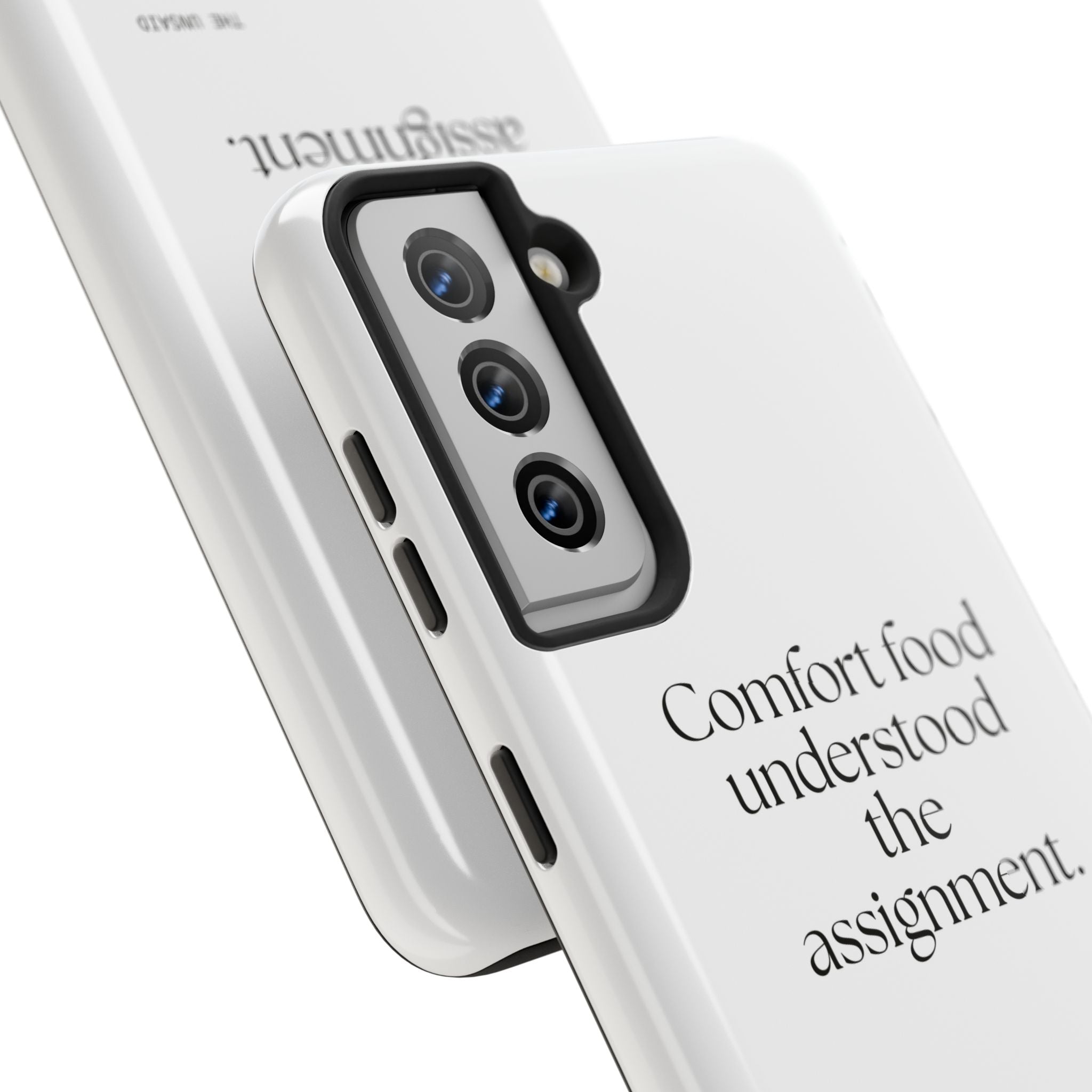 Comfort food understood the assignment - Tough Phone Case - Dry Humor