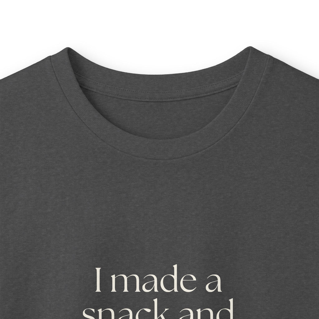 I made a snack and called it a plan - Long Sleeve Shirt - Dry Humor